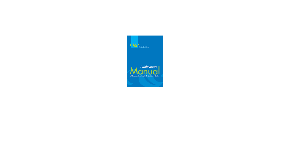 publication manual of the american psychological association sixth edition