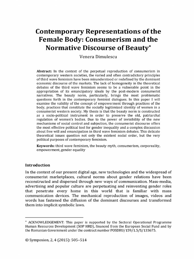 thesis on gender representations feminist stylistic pdf