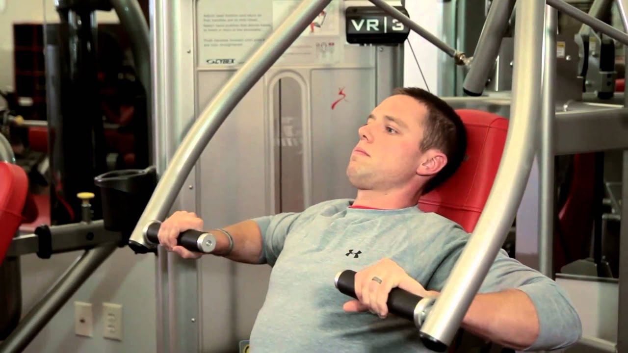 seated chest press machine instructions