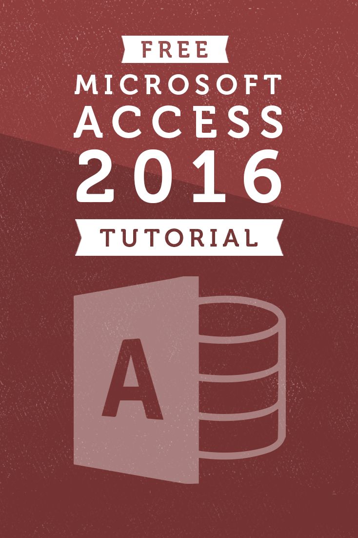 microsoft access 2016 tutorial pdf