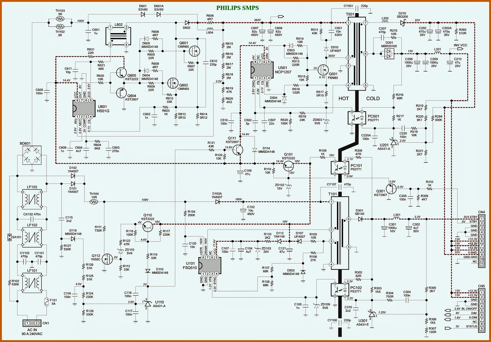 power supply circuit diagram pdf