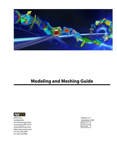 ansys modeling and meshing guide 15