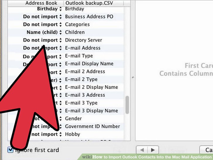how to import apple contacts into a web application