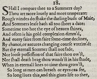 shakespeare sonnet 18 analysis pdf
