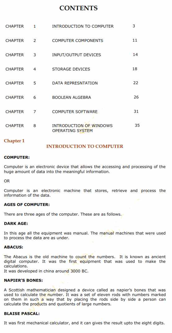 computer book for class 4 pdf