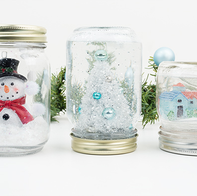 snow globe picture frame instructions