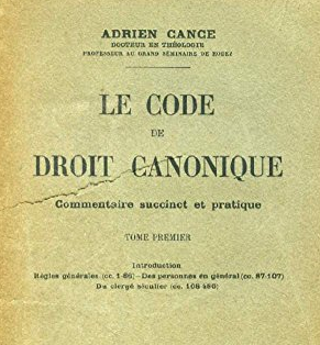code droit canonique 1917 pdf
