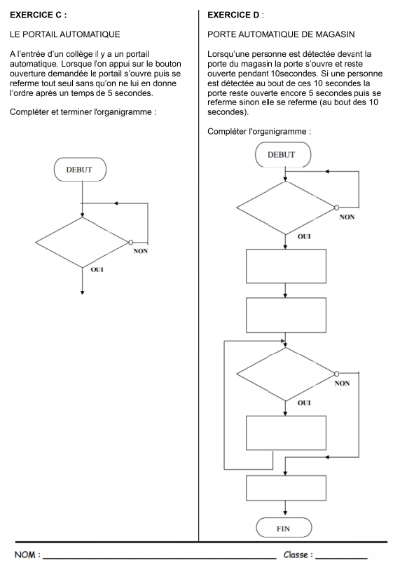 exercice corrigé algorithme programmation pdf