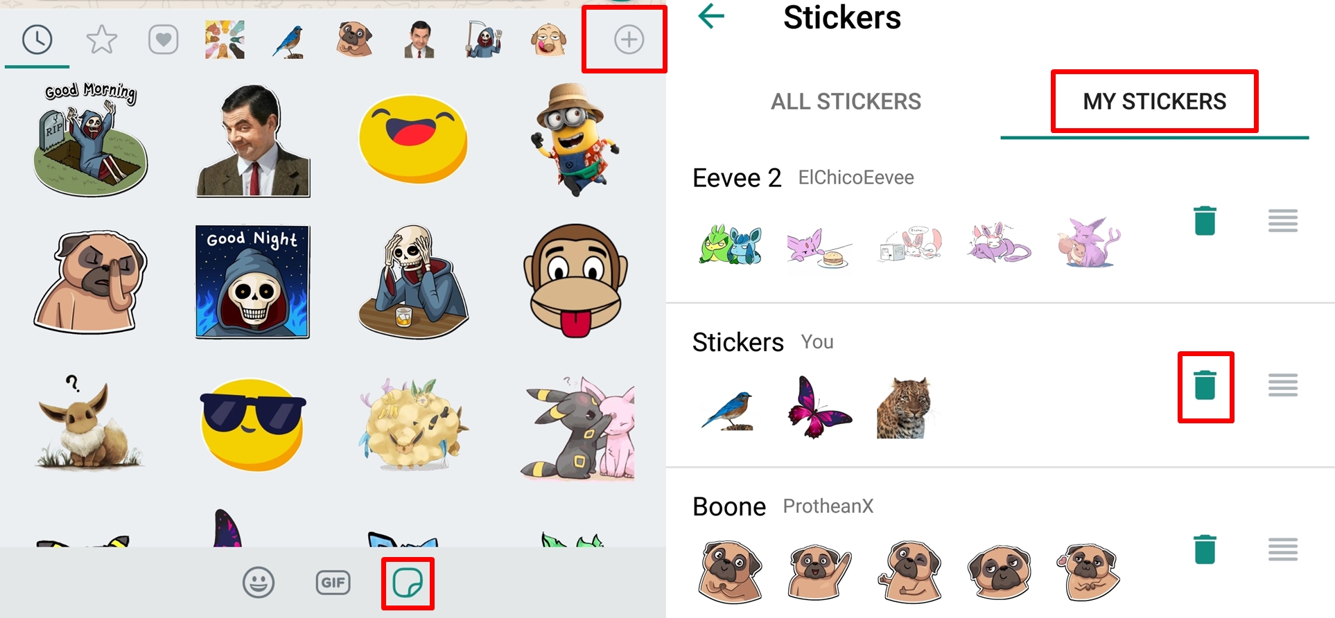 how to create stickers whatsapp application