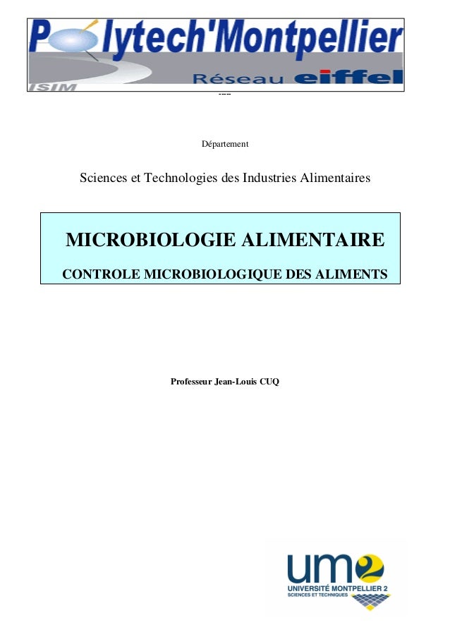 tp de microbiologie alimentaire pdf
